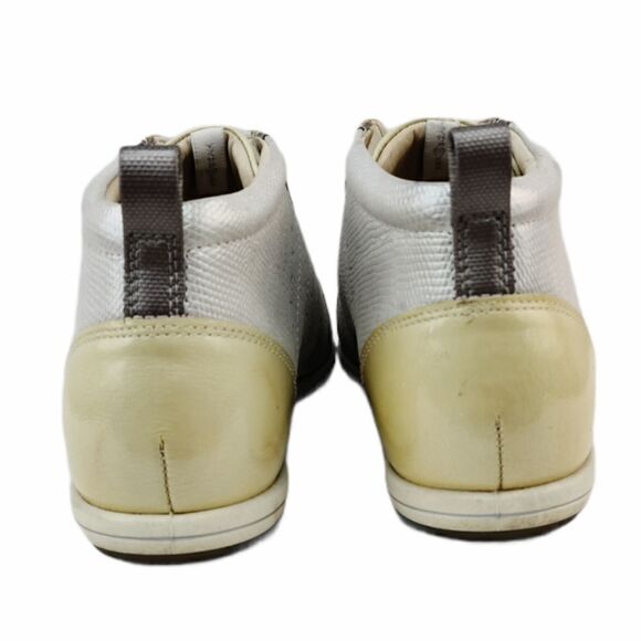 ECCO HydroMax Street Luxe Golf Shoes Leather Metallic Shine Size EU 39 USA 8 8.5 - Picture 3 of 10